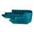 Fabric Corner Cloud 7 Sofa in Blue Turquoise from Bretz For Sale - Image 13 of 14