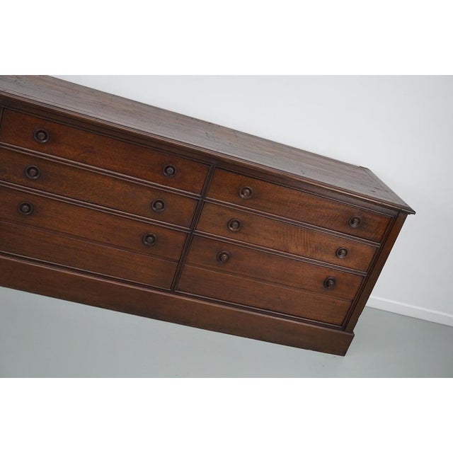 Large Antique French Oak Apothecary / Museum Cabinet, 1900s For Sale - Image 6 of 18