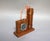 1980s Vintage Folk Art Dynamite Wooden Desk Clock For Sale - Image 5 of 8