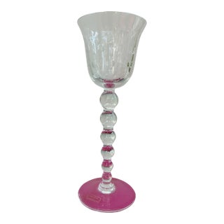1990s Saint Louis Crystal Water Glass For Sale