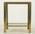 Brass Pair of Vintage Mid Century Italian Brass Smoked Glass Side Tables For Sale - Image 8 of 9