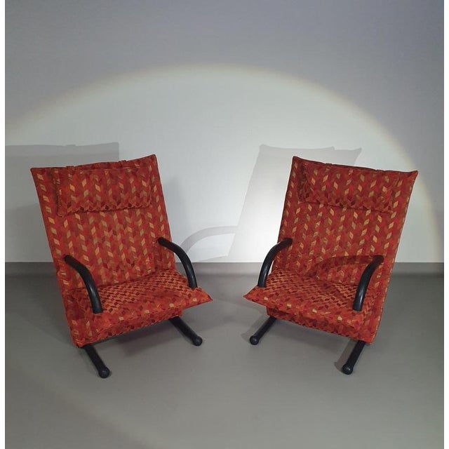 Postmodern T-Line Armchairs by Burkhard Vogtherr, Set of 2 For Sale - Image 18 of 18