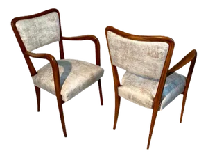 Set of Italian Armchairs, 1950s