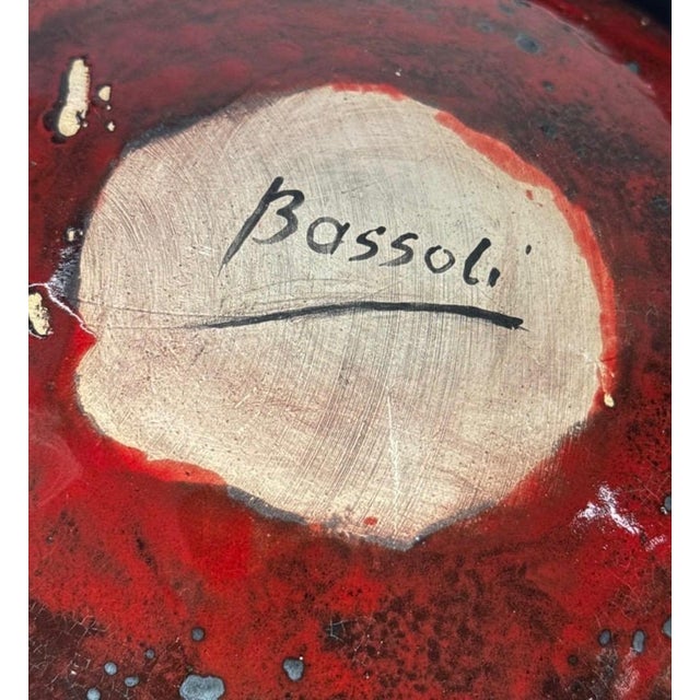 Italian Renato Bassoli (Italian, 1915–1982) — “Sasso” Vessel With Spheres & Plane For Sale - Image 3 of 5