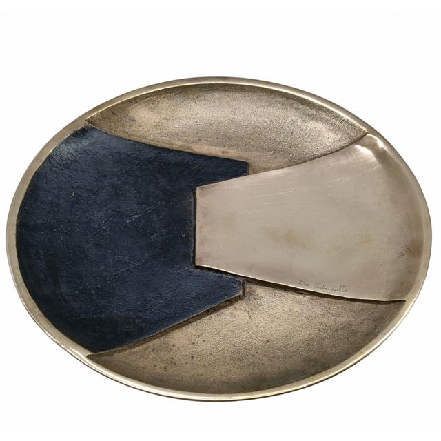 Vintage Bronze Vase and Empty Pockets Set by Esa Ferdigolli, Italy, 1980s, Set of 2 For Sale - Image 4 of 11