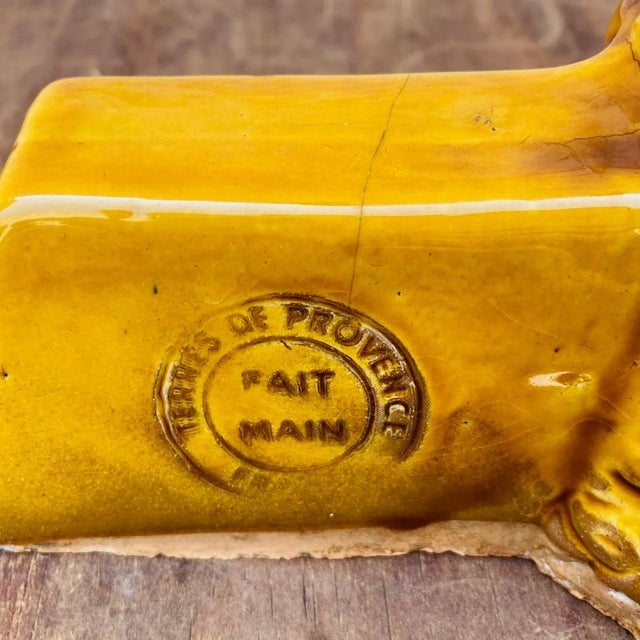 Mid 20th Century Mid Century French Ceramic Ram's Head Bust by Terres De Provence For Sale - Image 5 of 12