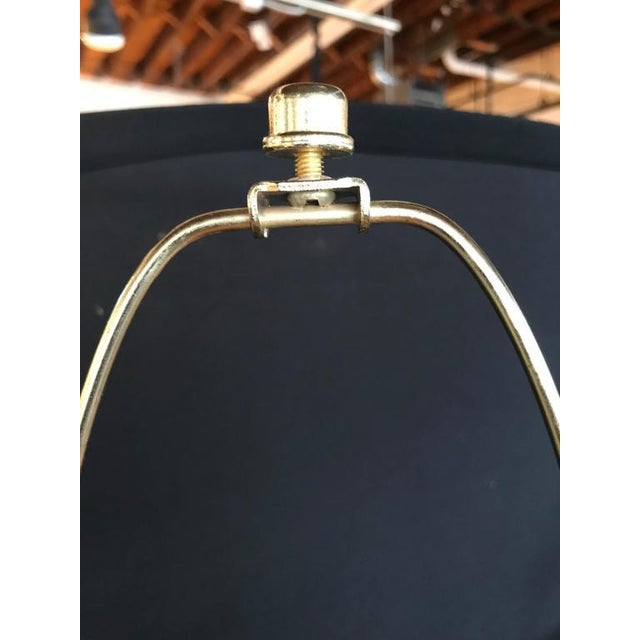 Ceramic Yellow Glazed Ceramic Jardinière Lidded Vase Lamps - A Pair For Sale - Image 7 of 9