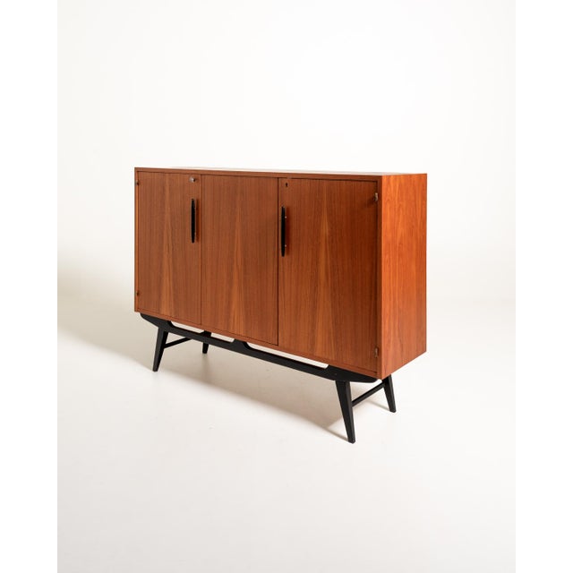 Swedish Teak Casino Highboard, 1950s For Sale - Image 4 of 10