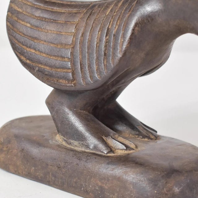 African Early 20th Century Chokwe Bird Headrest For Sale - Image 3 of 7