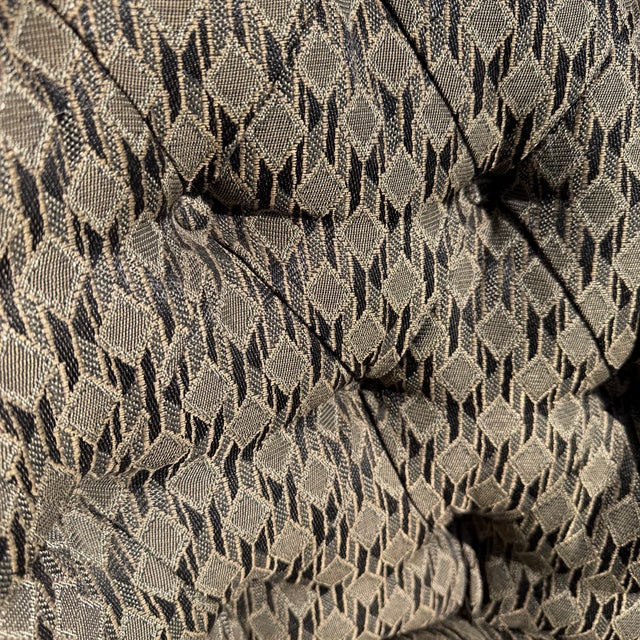 1970's Vintage Upholstered Swivel Desk Chair For Sale In Los Angeles - Image 6 of 8