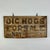 No better hog than one sold by Henry Sloop... A minimalist vintage sign advertising hogs sold by Henry Sloop. It's double...