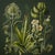 FREE SHIPPING FOR A LIMITED TIME ONLY! Dark Green Flowers - Original Art Print by Diane Grant Studio Editions. Dimensions:...