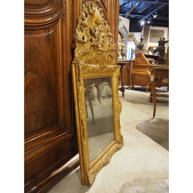 Period French Regence Giltwood Mirror, Circa 1720 For Sale - Image 13 of 18