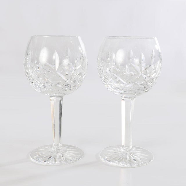 Waterford 1980s Lismore Wine Glasses - a Pair For Sale - Image 4 of 6