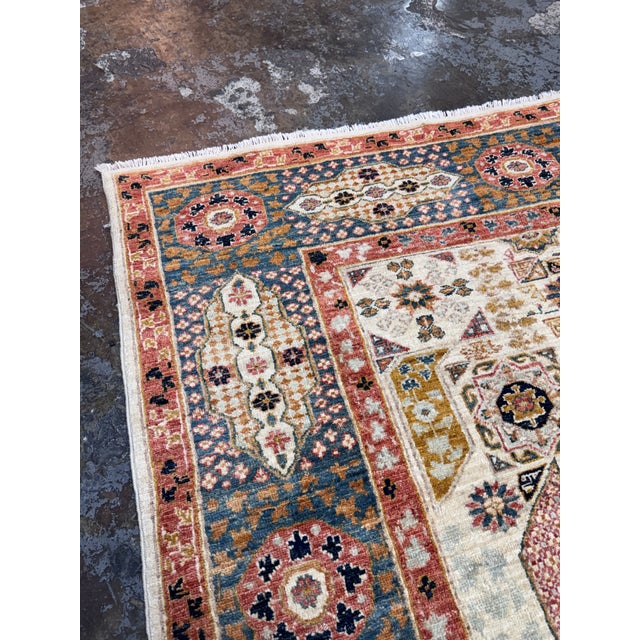 Textile 5ft 10in × 7ft 6in Gallery Ephesus Mamluk Area Rug For Sale - Image 7 of 12