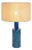 Rimini Ceramic Table Lamp in Blue by Aldo Londo for Bitossi, Italy, 1960s For Sale