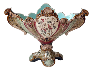 Majolica Jardiniere by Wilhelm Schiller & Son, Bohemia, 1890