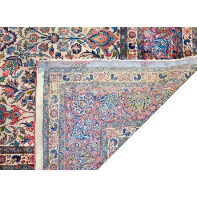 Early 20th Century Persian Kashan Rug For Sale - Image 11 of 13