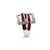 Contemporary 14ct White Gold Garnet and Diamond Ring 0.26ct 6.35g, Size 8.75 For Sale - Image 3 of 8