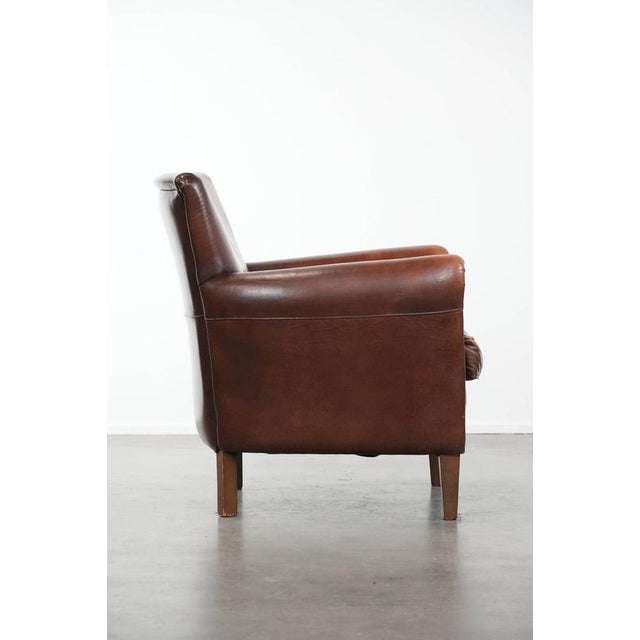 Vintage Armchair in Sheepskin For Sale - Image 3 of 16