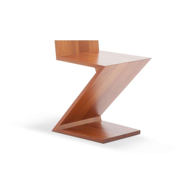Not Yet Made - Made To Order Mid-Century Modern Zig Zag Chair in Wood from Gerrit Thomas Rietveld For Sale - Image 5 of 16
