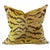 A luxurious pair of handmade pillows created from vintage Scalamandré tiger velvet in a rich silk and cotton blend. The...