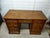 Edwardian Oak Pedestal Desk For Sale - Image 3 of 17