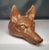 A great looking fox yo have on duty proving your door open, sitting on a desk or bookshelf.