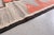 Contemporary Navajo Design Kilim Geometric Salmon Gray Low Pile Handwoven Wool Rug - 4’8” X 6’2” For Sale - Image 9 of 10