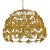 Baker Modern Gold Glass Butterfly Dome CHandelier Prototype For Sale