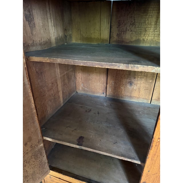 Antique 19th Century American Butternut Linen Cupboard or Blanket Press For Sale - Image 10 of 17