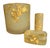 1990s 1990s Vintage Martha Sturdy Suspended Gold Leaf in Resin Bathroom Set - 3 Pieces For Sale - Image 5 of 11