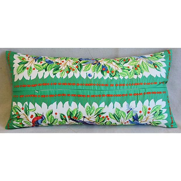 Hermes Custom Floral Bird Silk Feather Down Body Pillow Chairish