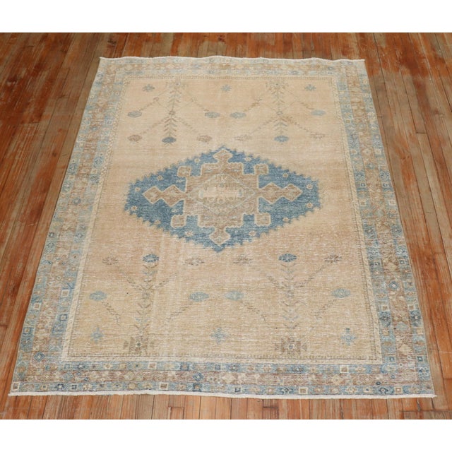 Mid 20th Century Vintage Persian Afshar Rug, 5'4'' X 7'1'' For Sale - Image 5 of 9