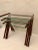 Metal Vintage Nesting Tables, 1950s, Set of 3 For Sale - Image 7 of 11