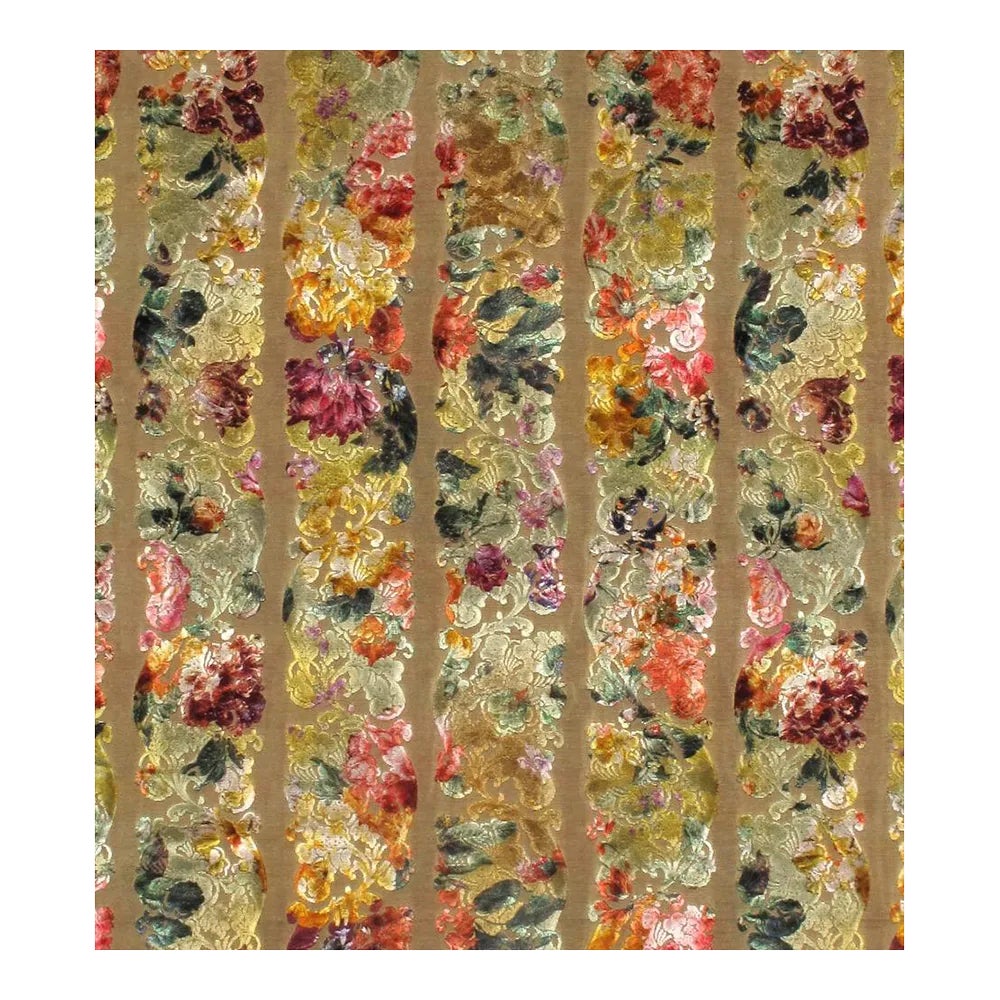 Sample - The House of Scalamandré Jardin Colbert Fabric, Tendril Green ...