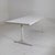 Description Rectangular table designed by George Nelson and produced by Herman Miller. The top is made of white laminate...