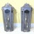 Black Large Exceptional Pair of Hand-Forged Iron Wall Lanterns Architectural Sconces For Sale - Image 8 of 14