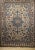 Late 20th Century Vintage Tabriz Area Rug, Handwoven Wool, Floral Pattern, Ivory & Blue, 6’ X 8’ For Sale - Image 5 of 12