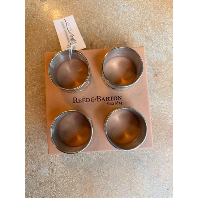 Early 21st Century Reed & Barton Silverplate Napkin Rings For Sale - Image 5 of 6