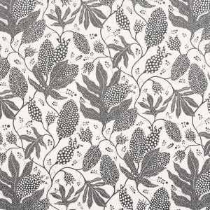 SAMPLE - Schumacher x Marian Mcevoy Polka Dot Jungle Wallpaper In Black & Cream