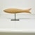 Boho Chic 1970s Vintage Arts & Crafts Boho Chic Coastal Hand Carved Oak Fish Sculpture, Steel Museum Mount For Sale - Image 3 of 13