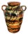 Terracotta Hand Painted and Glazed Urn For Sale