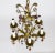 1940s 1940s Gilt Purple & Amber Fruit Crystal Chandelier For Sale - Image 5 of 12