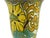 Gold 1929 PZH Gouda Zuid Holland Pottery With Matte Glaze Vase in "La Reine" Pattern For Sale - Image 8 of 10
