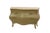 20th Century Italian Bombay Chest With Travertine Top and Gilt Brass Hardware For Sale - Image 4 of 4
