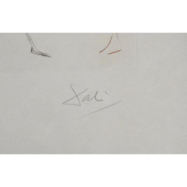 Salvador dali (1904-1989) the three treacherous barons, 1970 original engraving (rigal workshop) signed in pencil numbered...