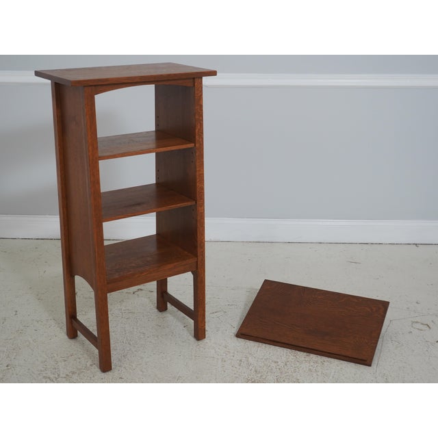 Stickley Mission Oak Lectern Podium Bookcase For Sale - Image 12 of 13