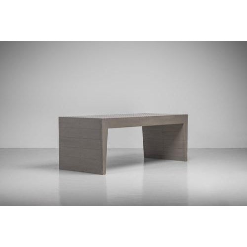 Wood Open Table in Grey by Jan De Jong, 1972 For Sale - Image 7 of 18