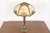 An exceptional antique Art Nouveau period table lamp with gorgeous six-panel curved caramel slag glass shade In the manner...